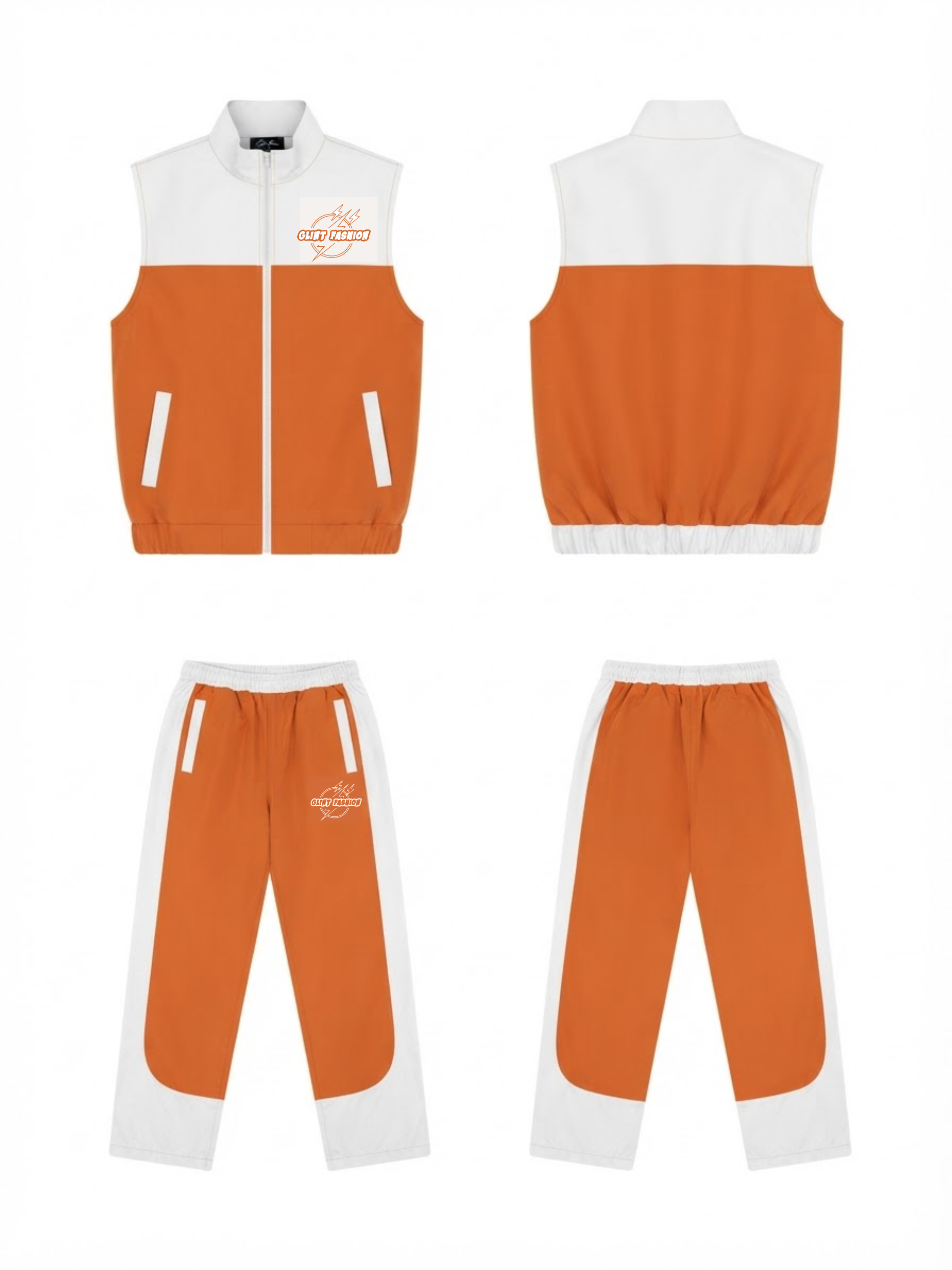 GLINT EMBROIDERY TRACKSUIT